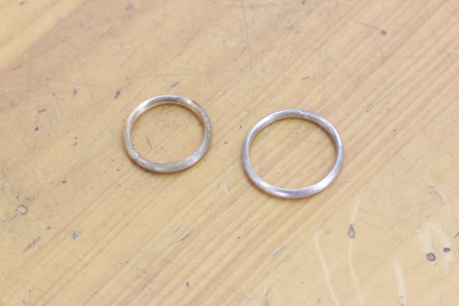 手作り結婚指輪Ｋ様10