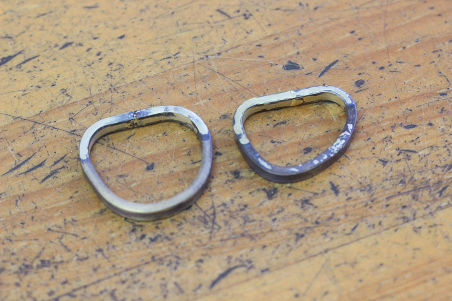 手作り結婚指輪K&M様8