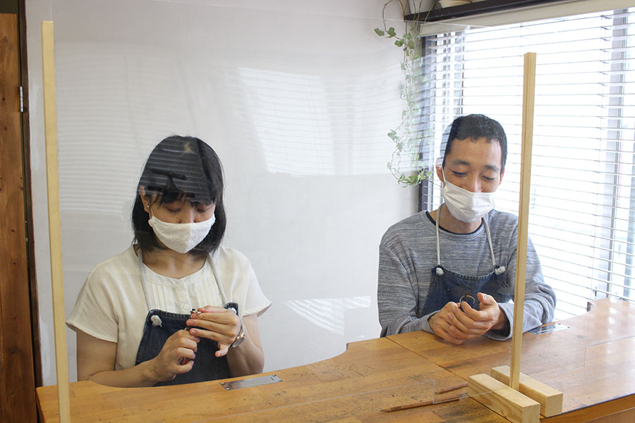 手作り結婚指輪K&M様4